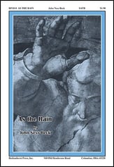 As the Rain SATB choral sheet music cover